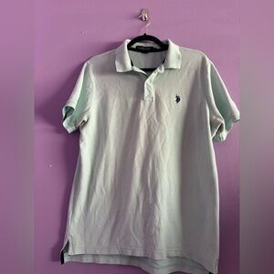 Polo by Ralph Lauren Men's Light Green Polo Shirt